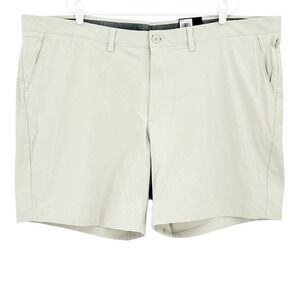 NEW WITH STAIN FLX Men's 4-Way Stretch Premium Shorts Big Tall Size 52 Inseam 8"